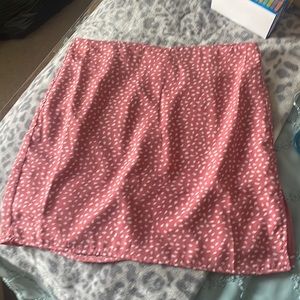 Speckled print skirt